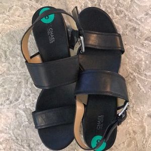 Michael Kors Black platform sandals size 8